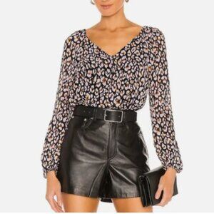 NEW Sanctuary | Meadow Blouse | Wild Leopard Animal Print | Size Small